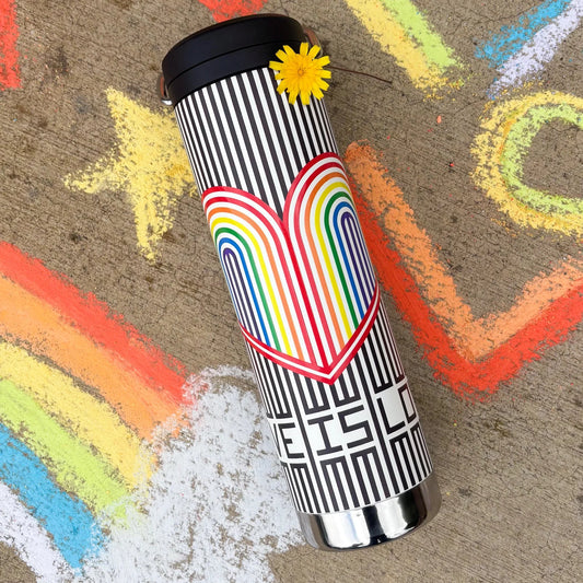 20oz TKWide with Twist Cap - Pride Stripes